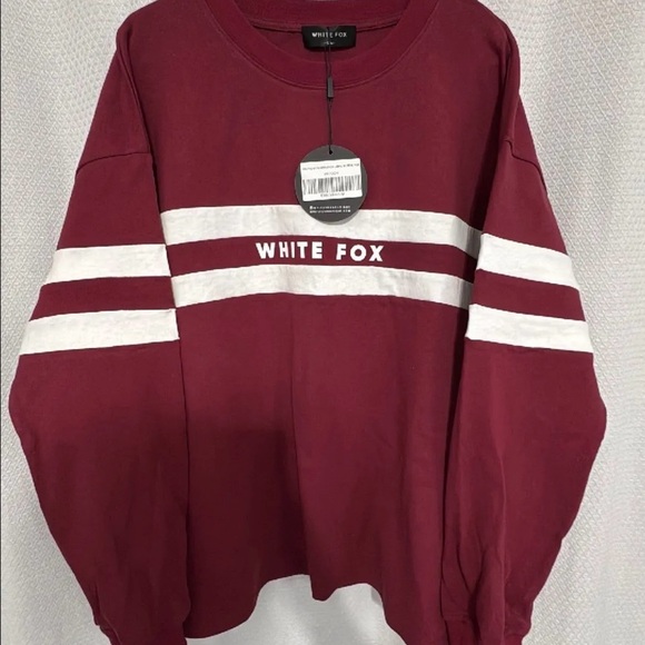 NWT / Size: S/M / WHITE FOX You're My Inspiration Long Sleeve Tee - Picture 2 of 5